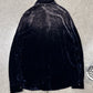 SS2020 Saint Laurent Silk/Velour ‘Gradient Fade’ Button Snap Shirt