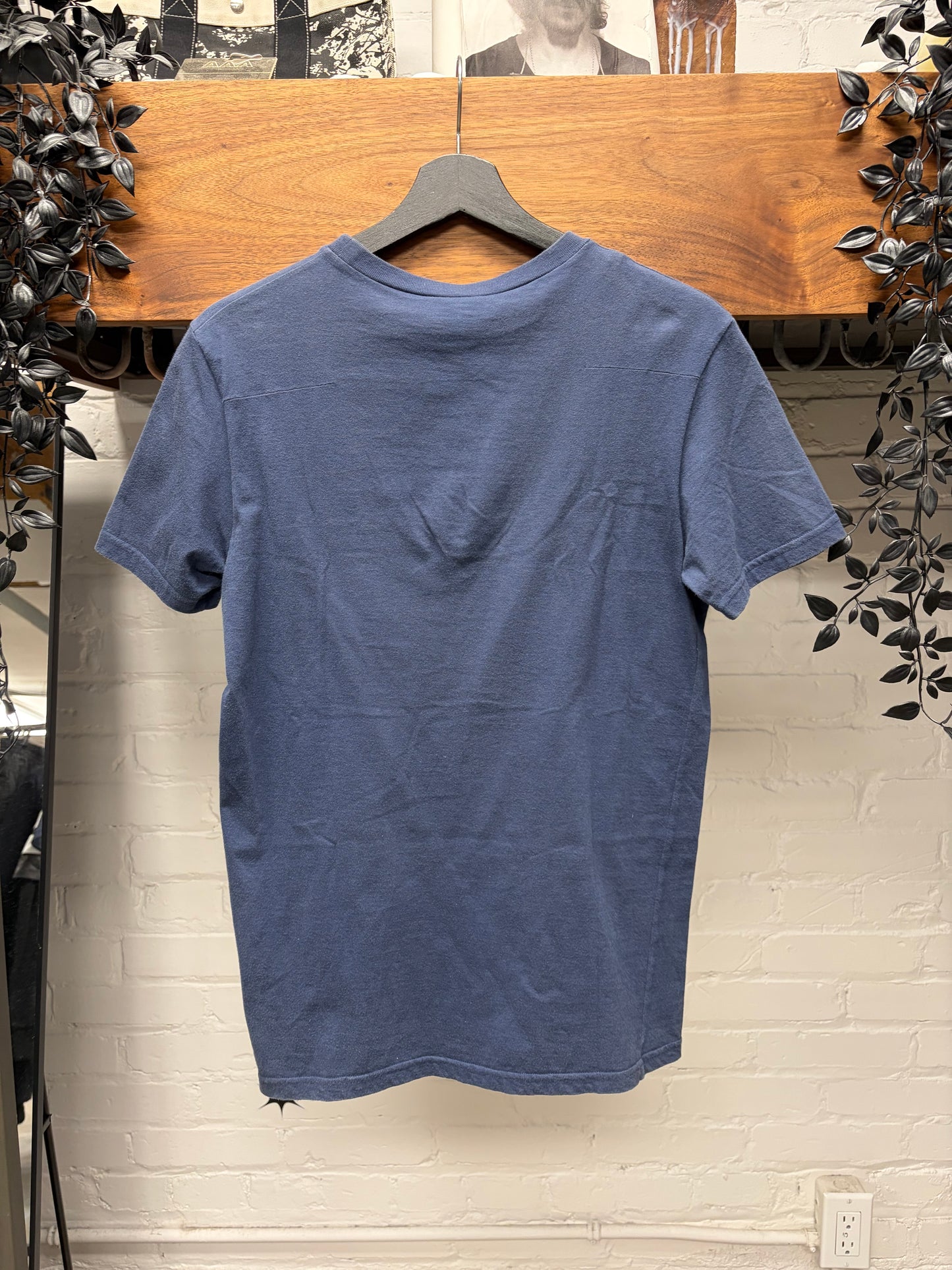 SS2016 Dior Homme ‘Script’ Blue/Red Written Logo T-Shirt