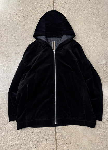 Rick Owens DRKSHDW Corduroy Zip Up Hooded Jacket