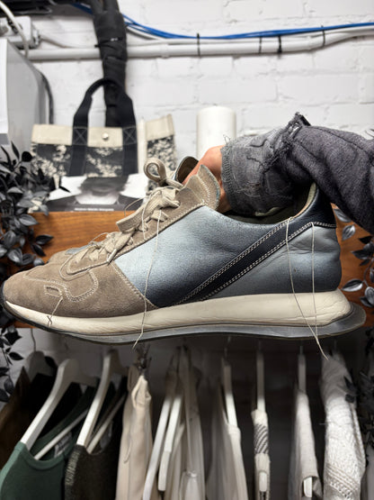 Rick Owens ‘Vintage Runner’ Dust/Grey Low Top Sneakers