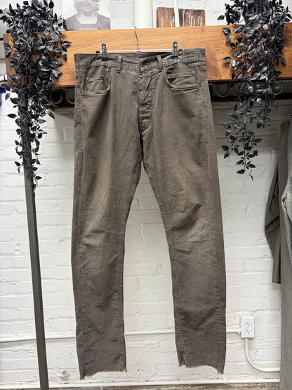 AW2007 Rick Owens ‘Exploder’ Dust Corduroy ‘Detroit Cut’ Denim