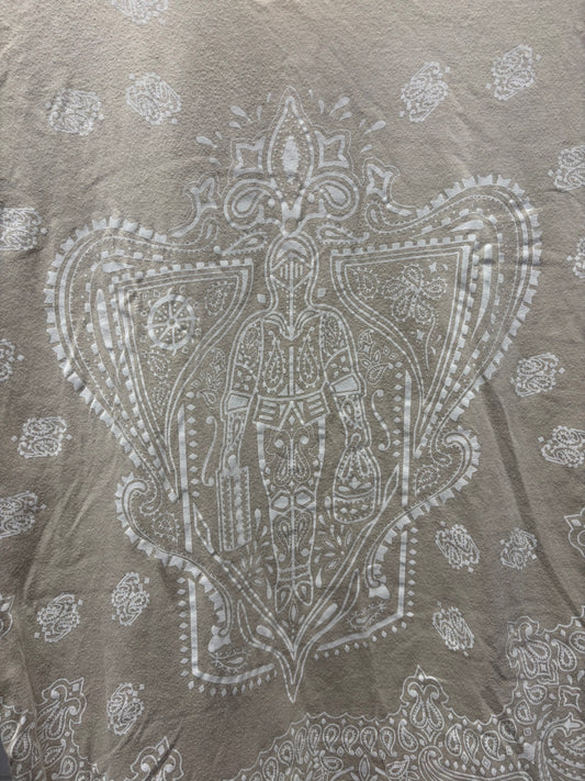 2000s Gucci by Frida Giannini Paisley ‘Crest Logo’ Graphic T-Shirt