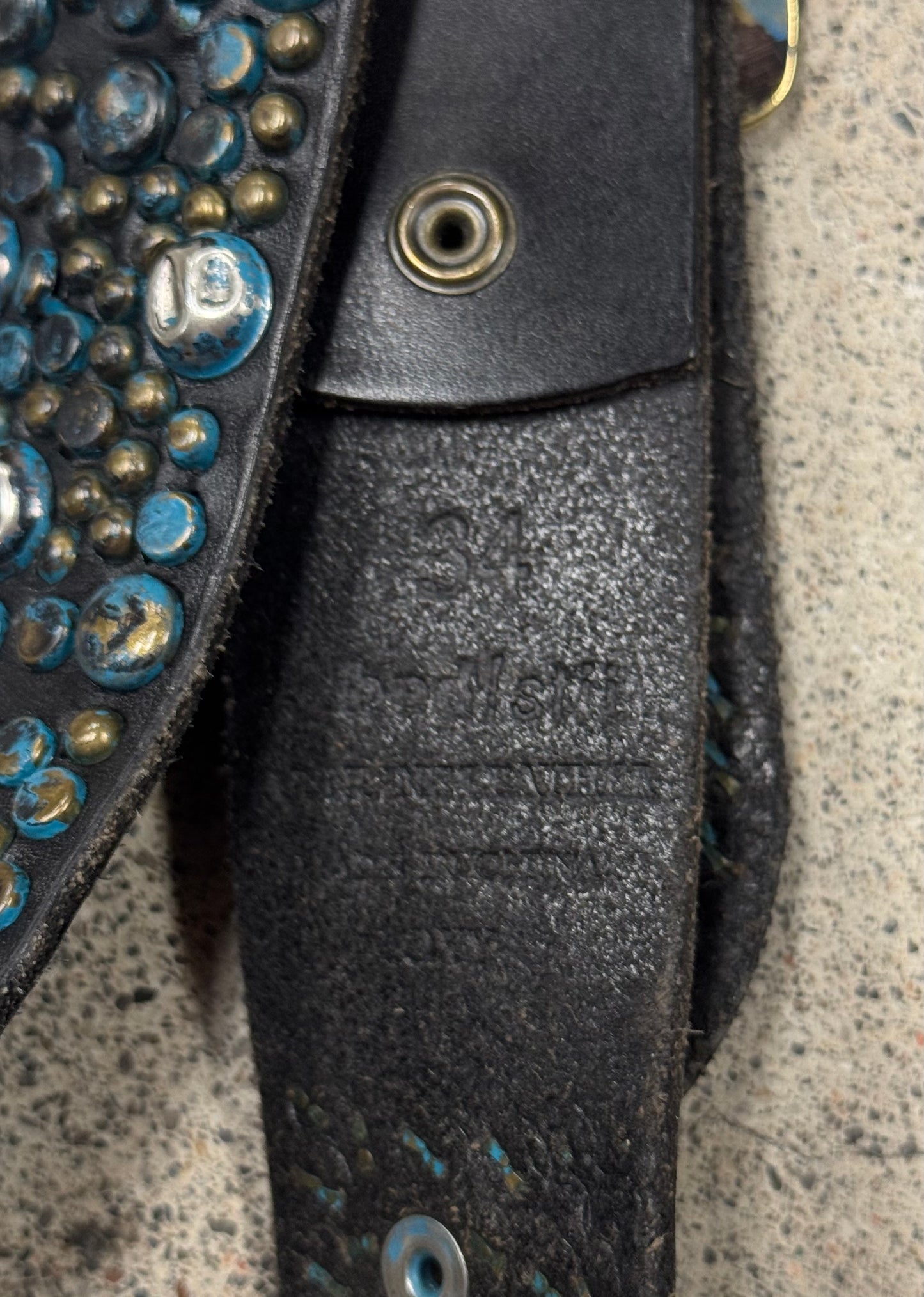 SS2005 Dsquared2 Studded Leather Belt