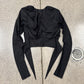 Rick Owens ‘Lilies’ O&M Era ‘Spider’ Bunched Geometric Top