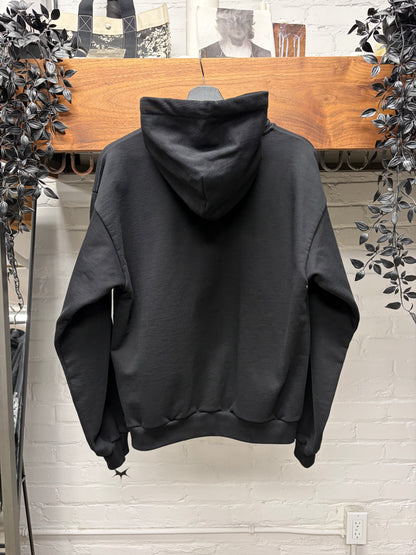 2018 Balenciaga ‘Minimal Logo’ Black Pullover Hoodie