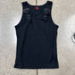 Vintage Jean Paul Gaultier Homme  ‘Shoulder Strap’ Ribbed Cotton Tank Top
