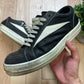 Rick Owens ‘Vans’ Black Leather Low Top Sneakers