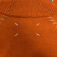 Maison Margiela ‘Pumpkin’ Cable Knit Collared Sweater