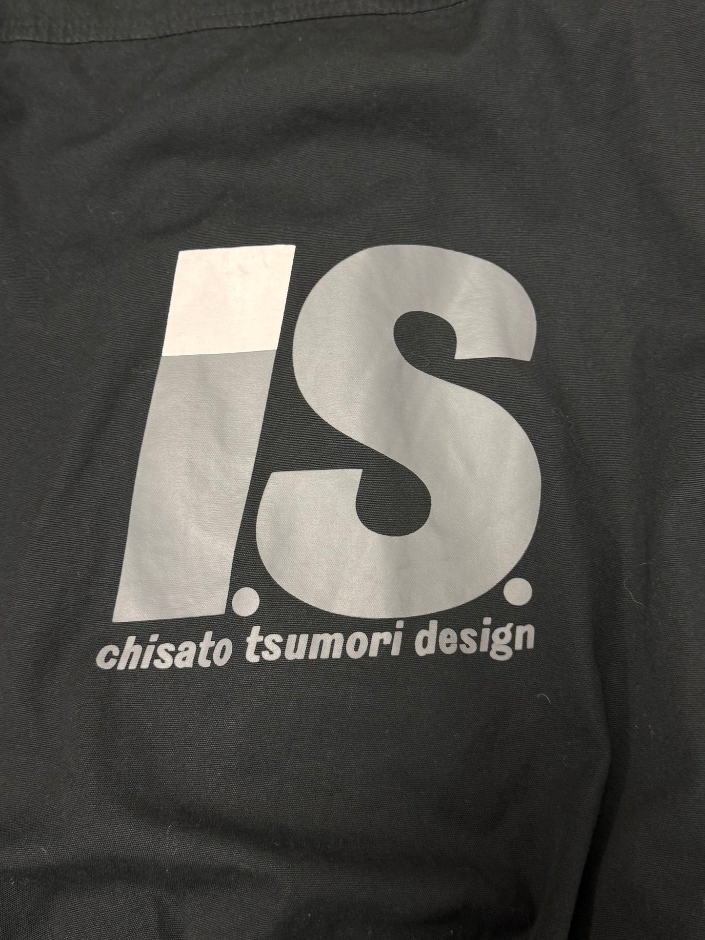 Vintage Issey Miyake ‘I.S. Sport’ Logo Black Bomber Jacket