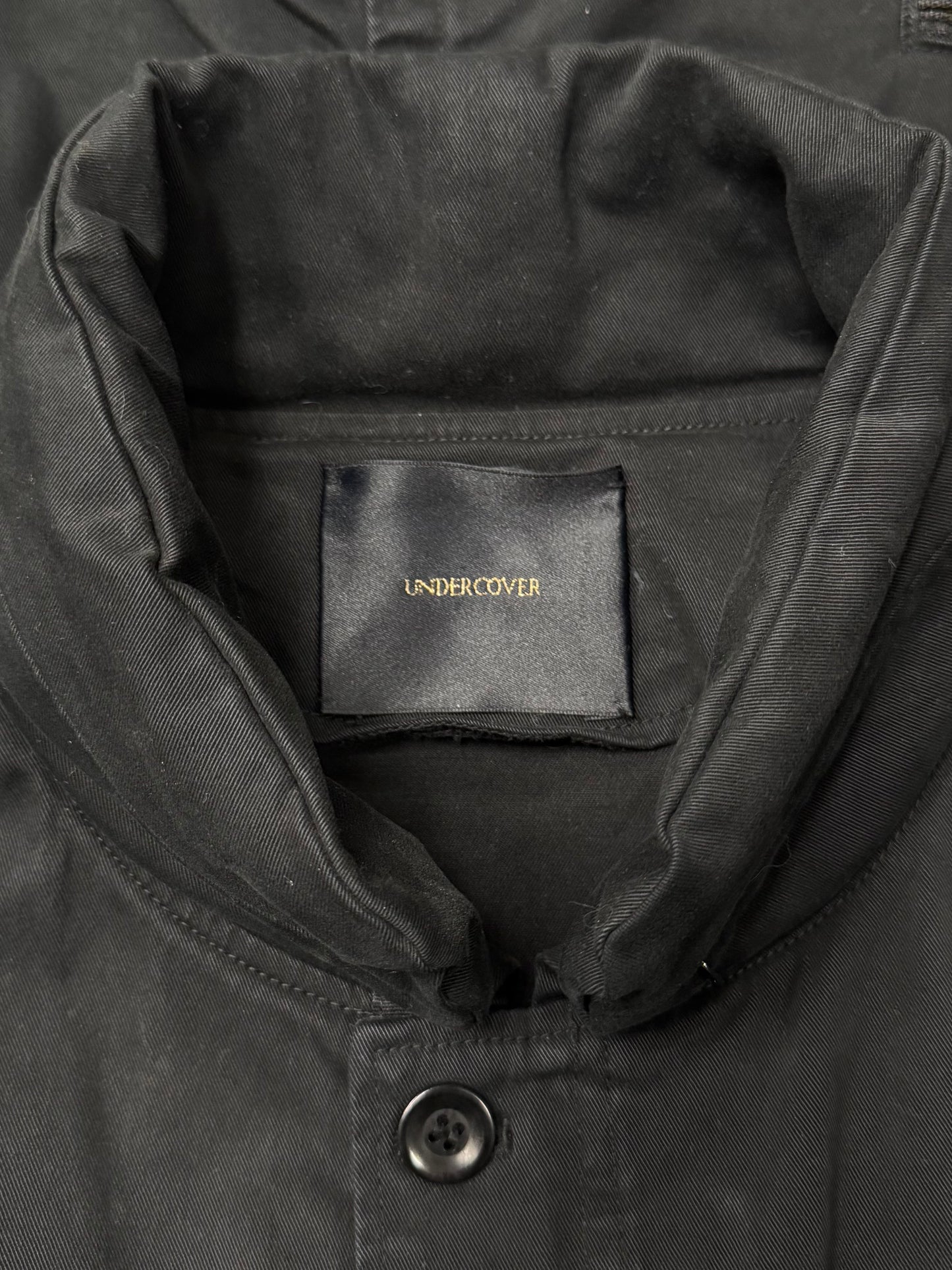 Undercover ‘M-65’ Black Cotton/Canvas Military Jacket