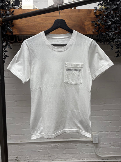 Chrome Hearts White Scroll Logo T-Shirt