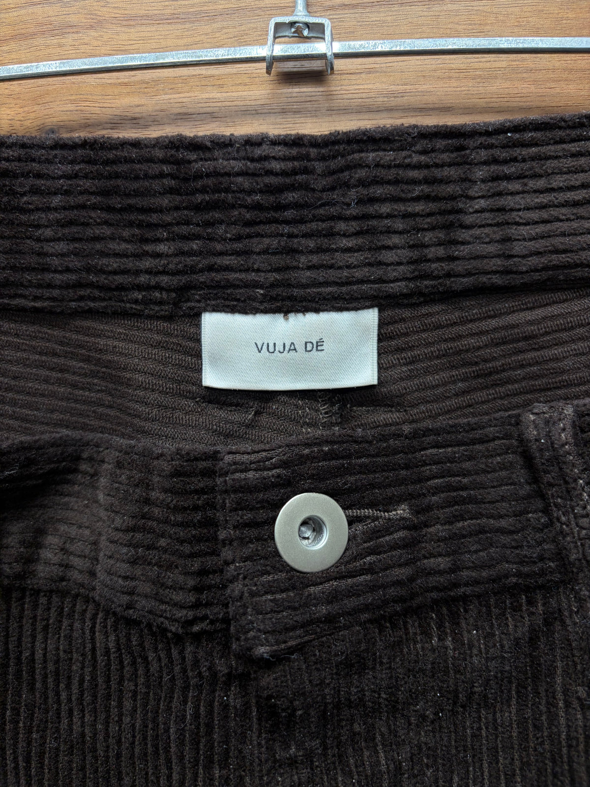 Vuja De ‘Jude’ Dark Brown Corduroy Wide Leg Pants