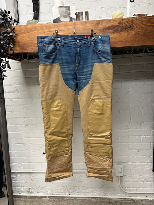 2012 Junya Watanabe x Levi’s Panelled Double Knee Carpenter Denim