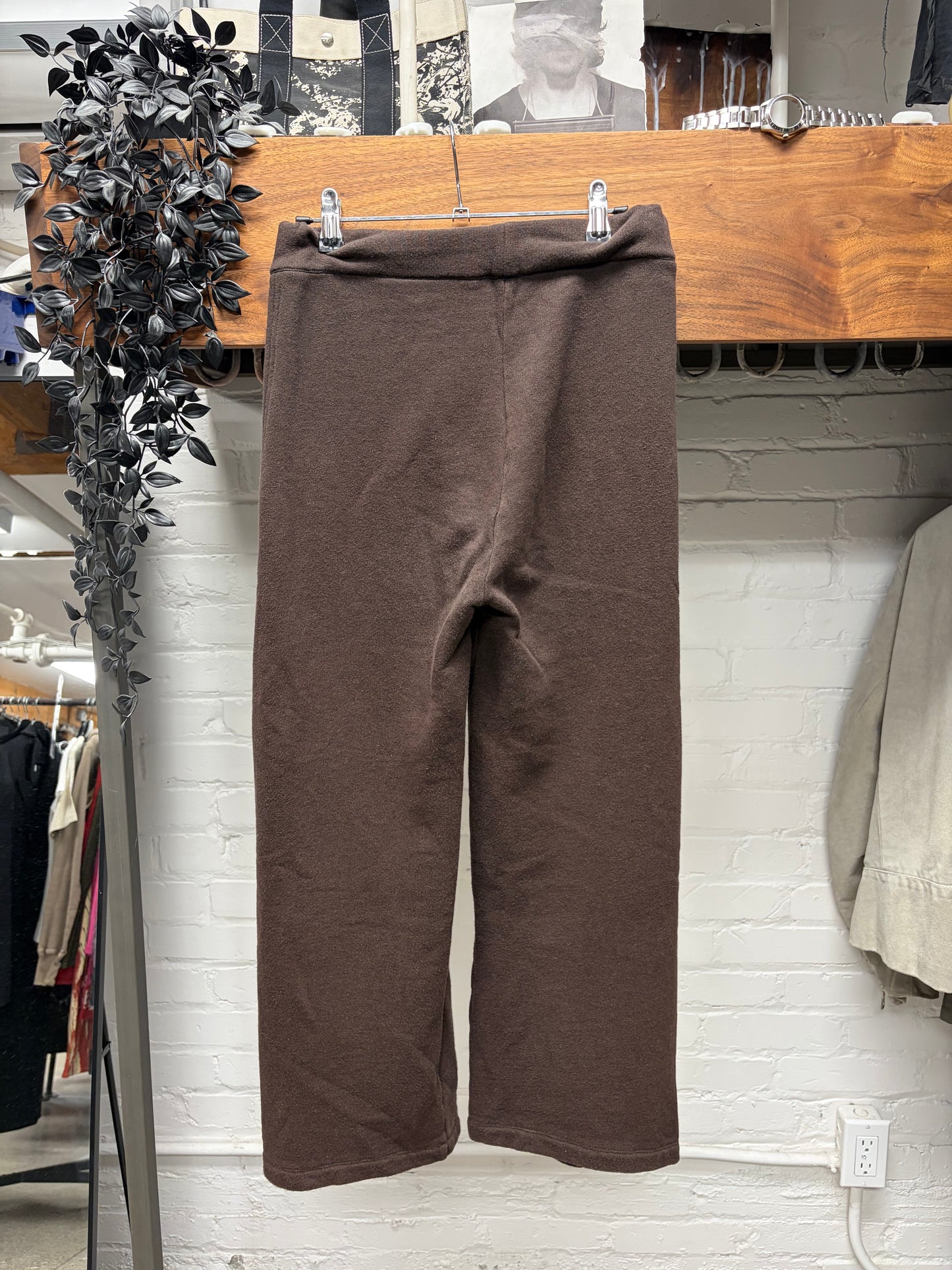Lemaire Fleece Cotton Straight Cut Sweatpants