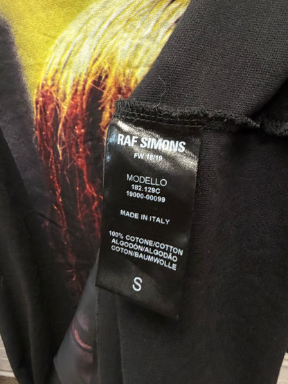 AW2018 Raf Simons ‘Christine F’ Wet Hair Black Graphic T-Shirt