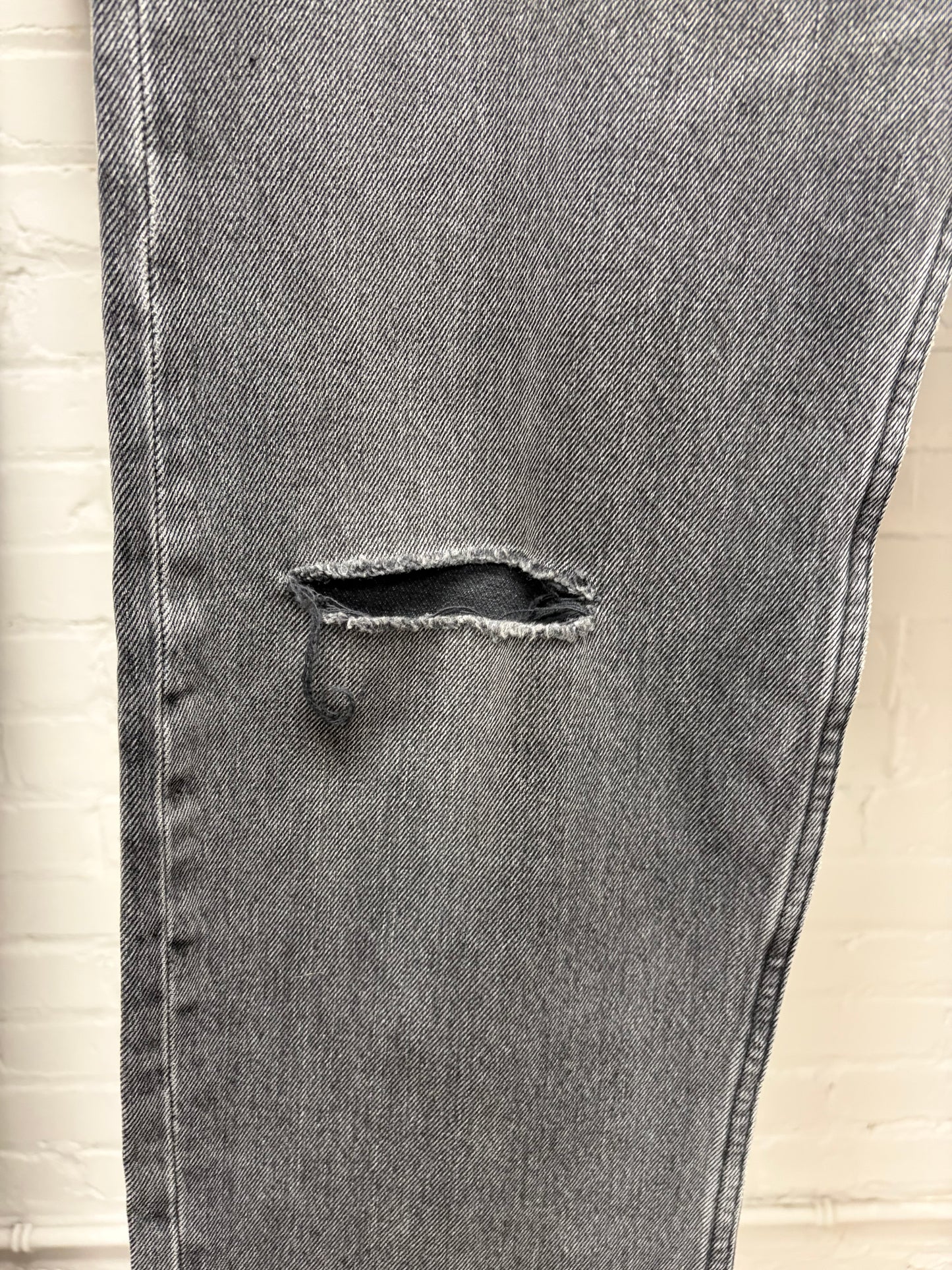 2018 Balenciaga Distressed Black Slim/Straight Cut Denim