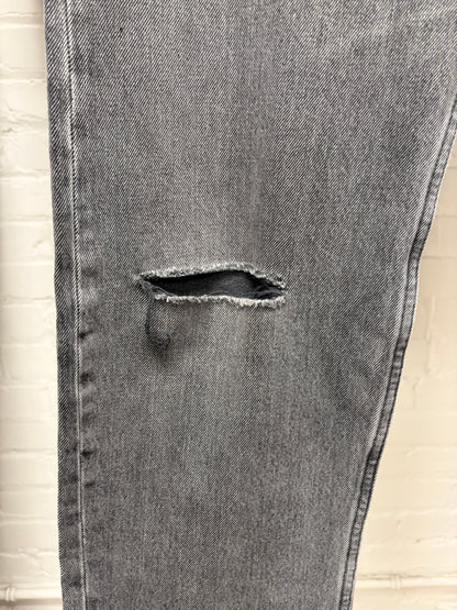 2018 Balenciaga Distressed Black Slim/Straight Cut Denim