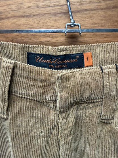 2000s Undercover Golden Brown ‘Patti Smith’ Bolt Corduroy Bootcut Pants