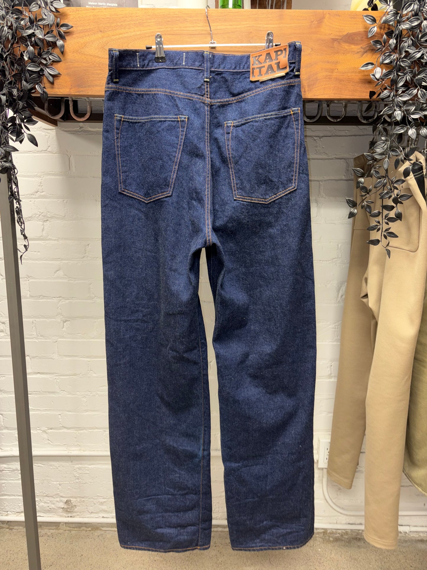 Kapital Classic Blue ‘Momonroe’ 12oz Wide Leg Denim