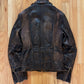 Early 2000’s Dolce & Gabbana Washed Brown Leather Jacket