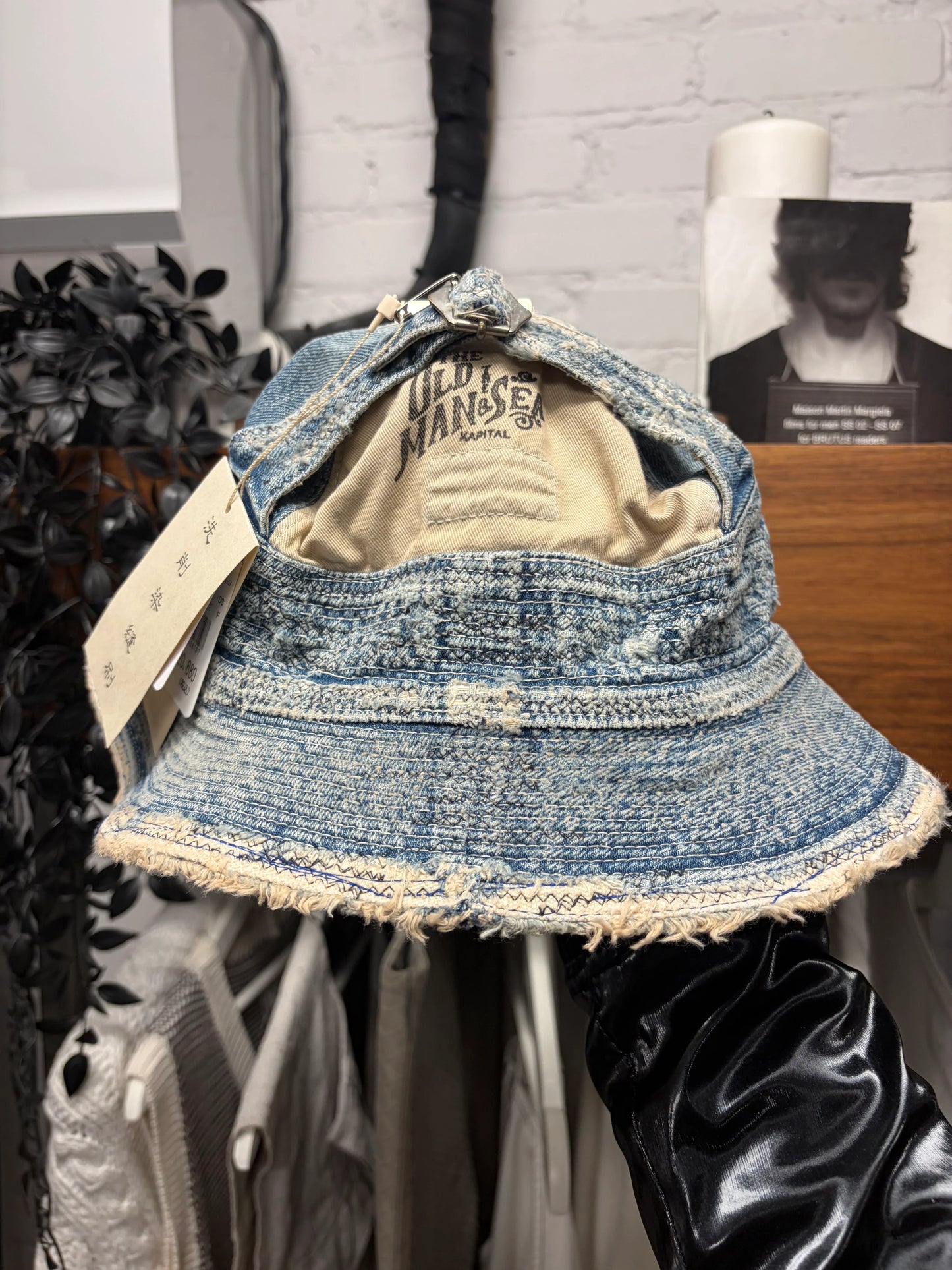 Kapital ‘Old Man & The Sea’ Boro Repaired Bucket Hat