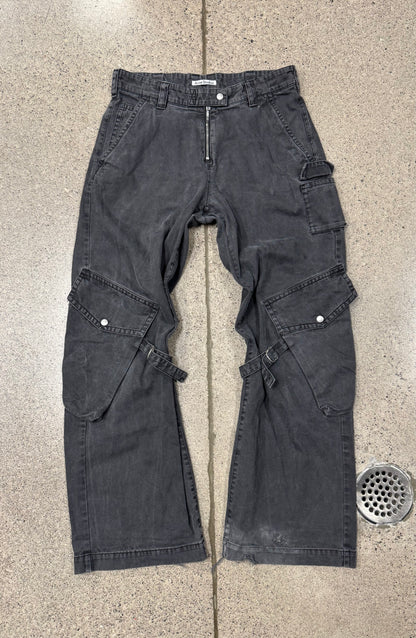 SS2023 Acne Studios ‘3D Pocket’ Flared Leg Cargo Pants