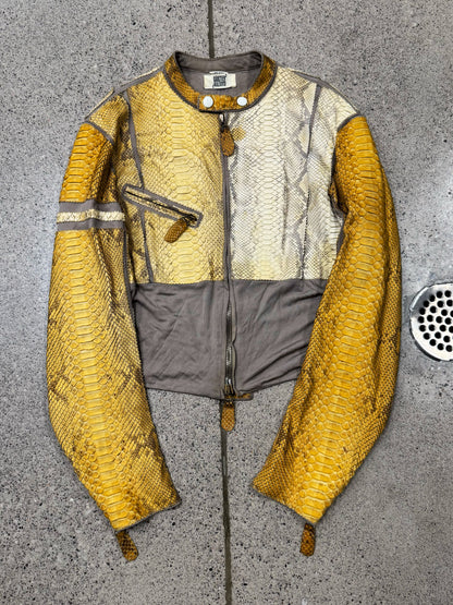 Vintage Jean Paul Gaultier ‘Gaultier²’ Genuine Python Leather Jacket.
