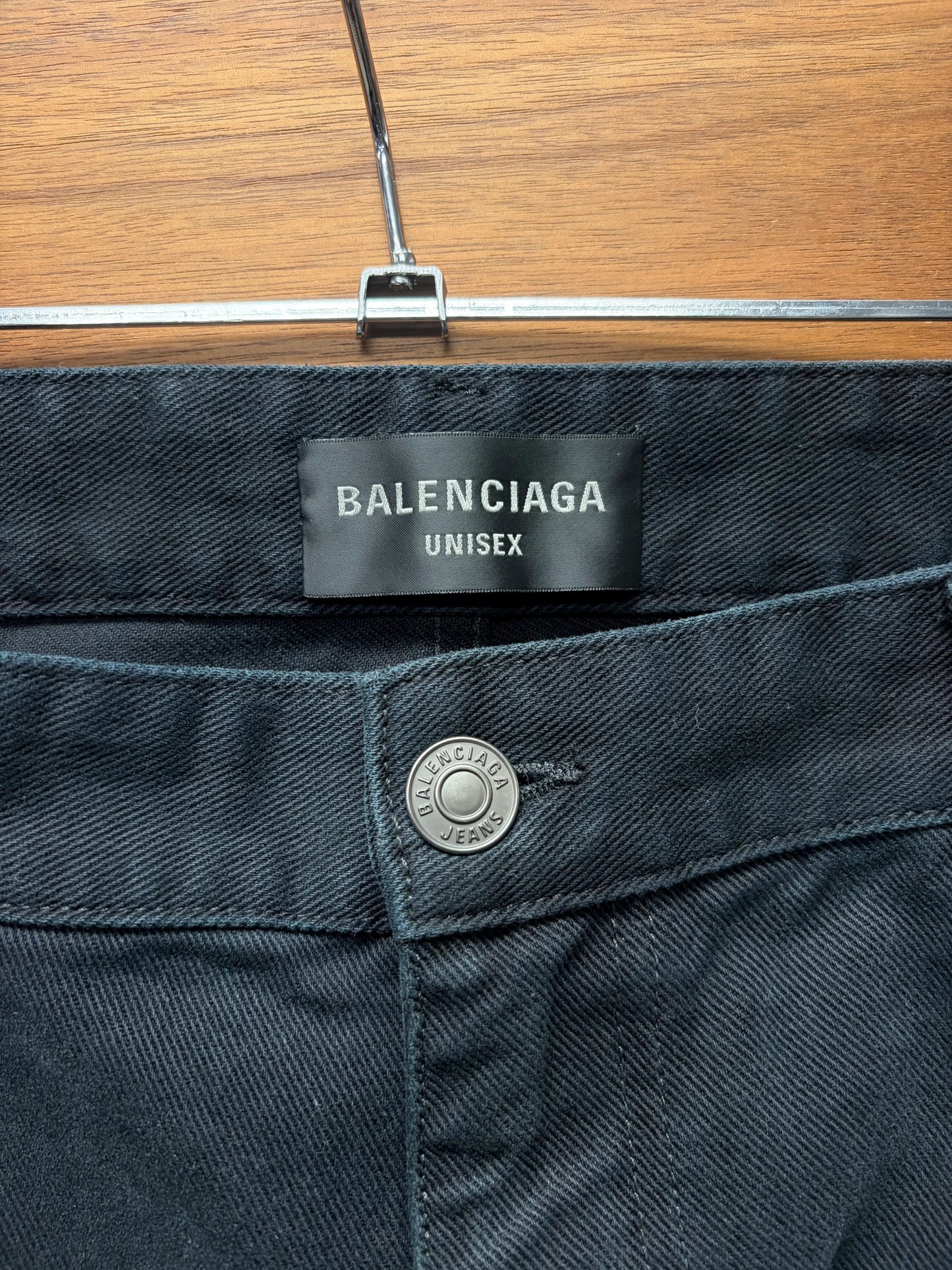 AW2024 Balenciaga ‘Heavyweight Carpenter’ Over-Washed Blue Wide Leg Denim