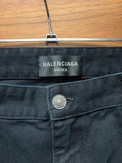 AW2024 Balenciaga ‘Heavyweight Carpenter’ Over-Washed Blue Wide Leg Denim
