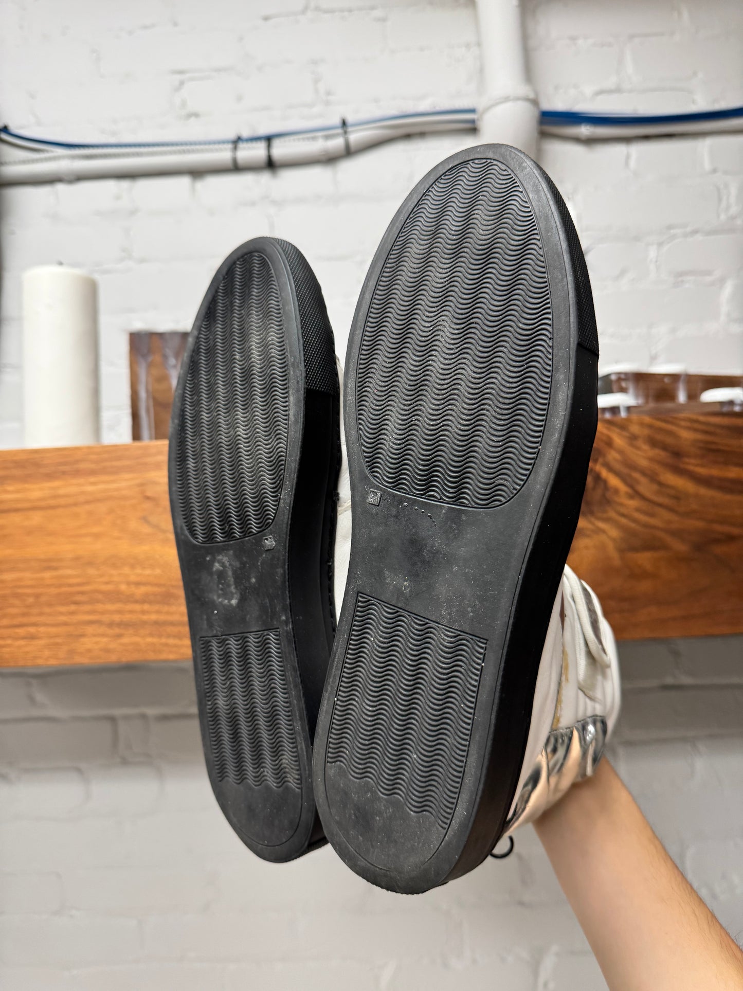 SS2007 Raf Simons ‘Astronaut’ White/Silver Cargo Sneakers