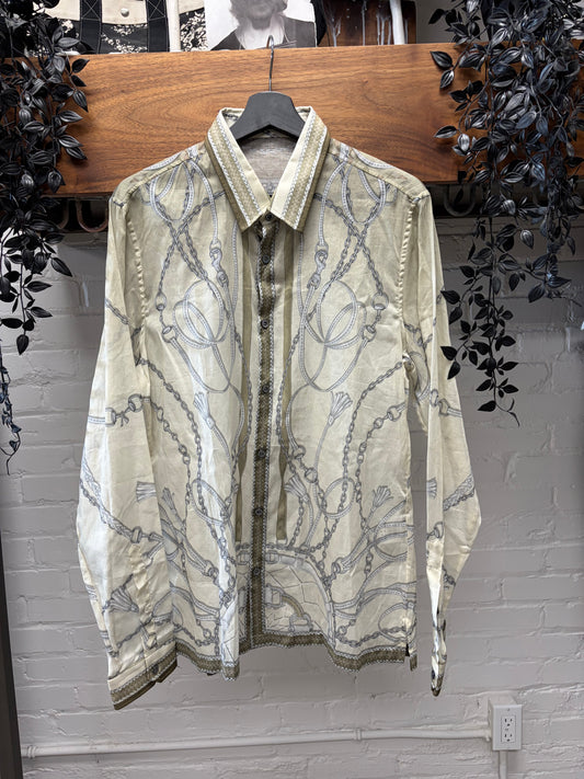 2000s Gucci ‘Horsebit Chain Link’ Button Up Shirt