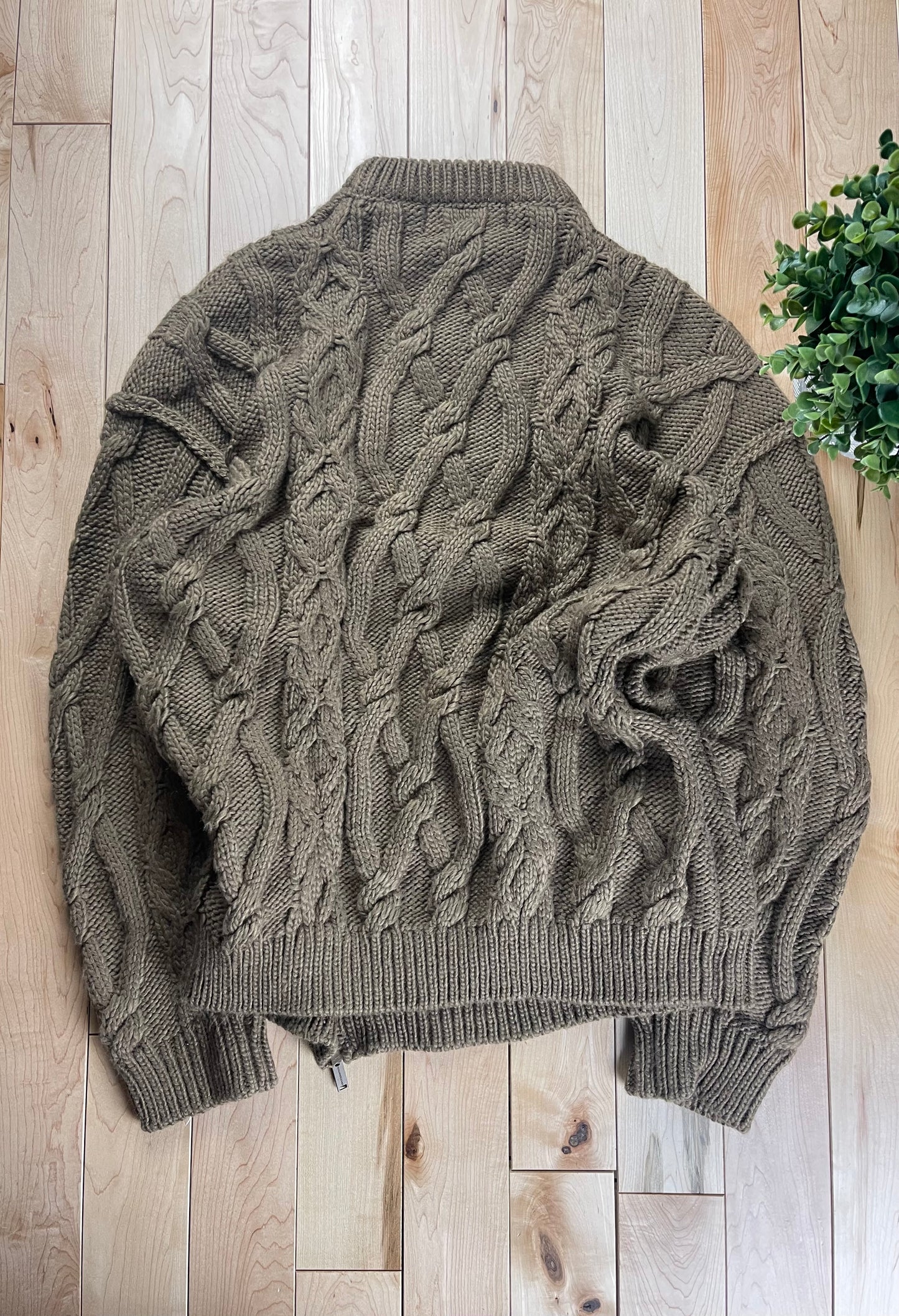 Undercover GU Heavyweight Cable Knit Sweater