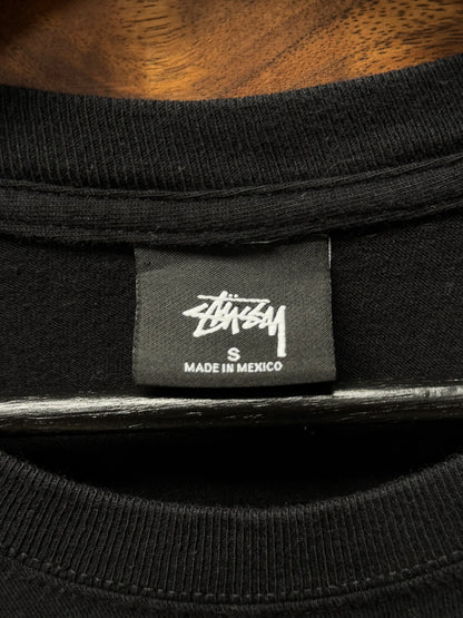 Comme Des Garçons x Stussy Black Logo Long Sleeve Shirt