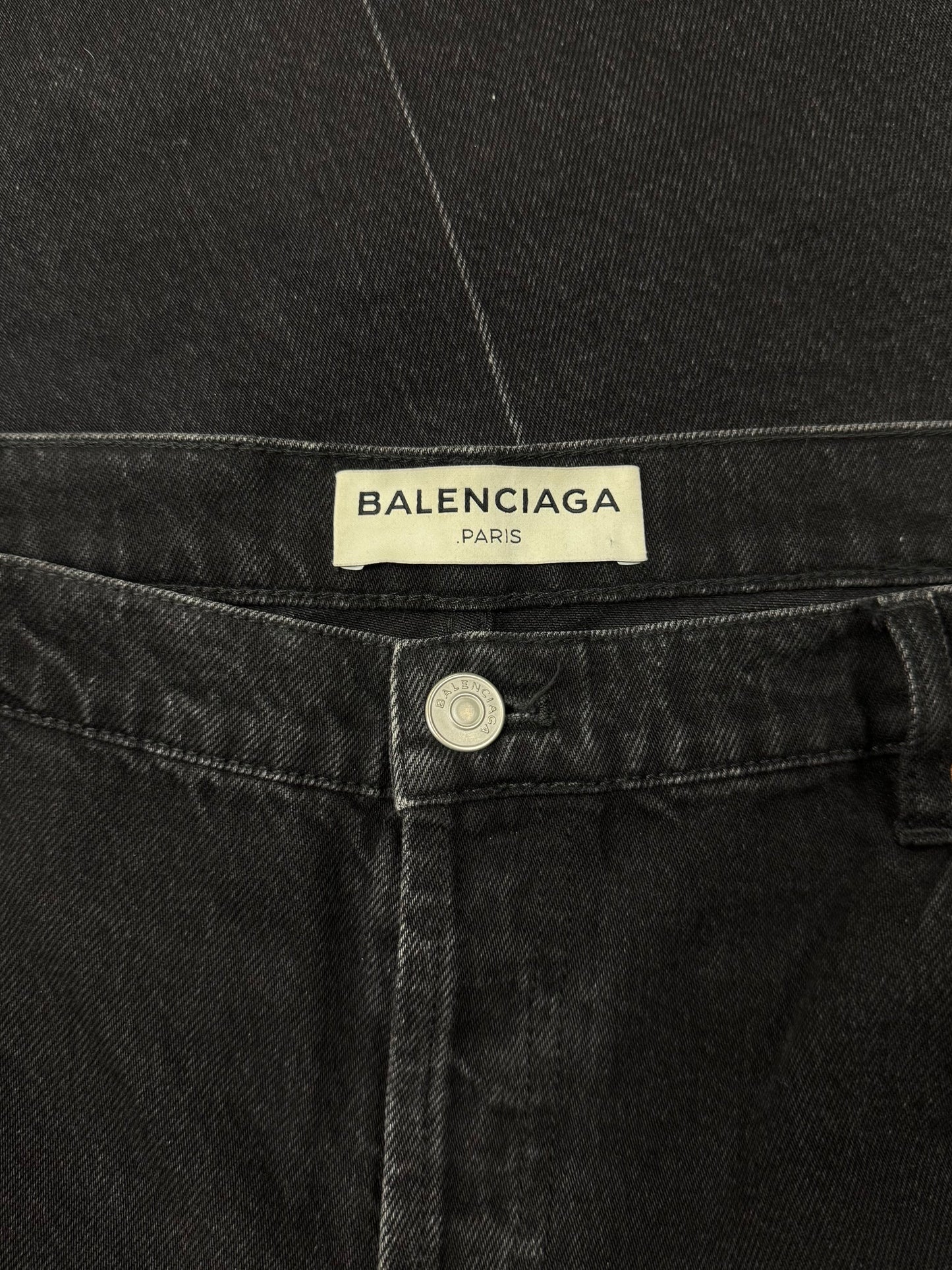 2016 Balenciaga 3/4 Length Wide Leg Denim