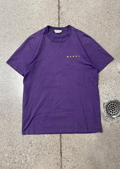 Marni ‘Flower Pin’ Purple Graphic T-Shirt