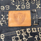 Hysteric Glamour ‘Typewriter’ Faded Black Flared Denim