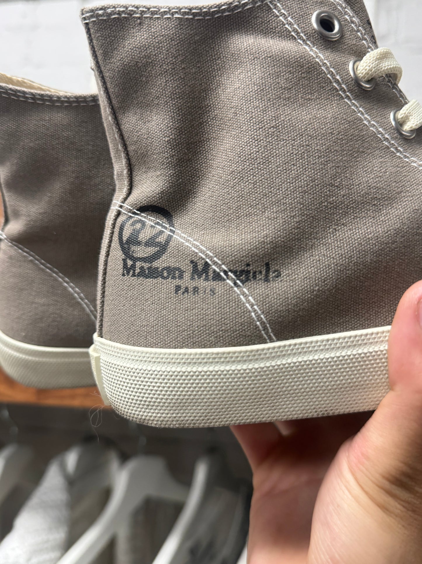 Maison Margiela ‘Tabi’ Split Toe High Top Sneakers