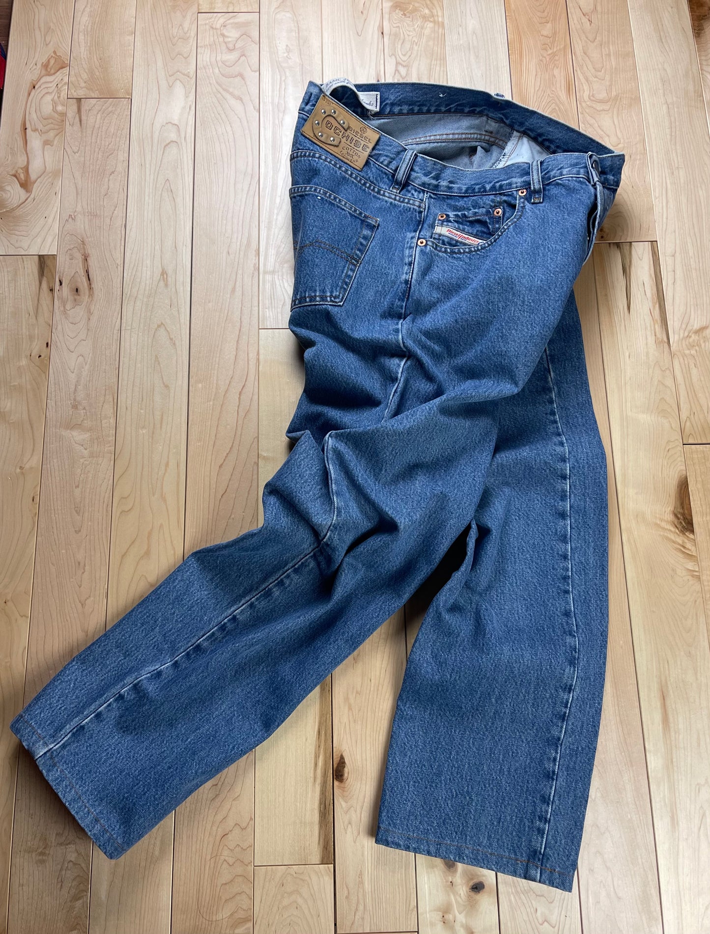 Diesel Bootcut Washed Blue Denim