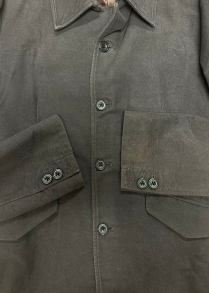 Tornado Mart Brown Wool Overcoat