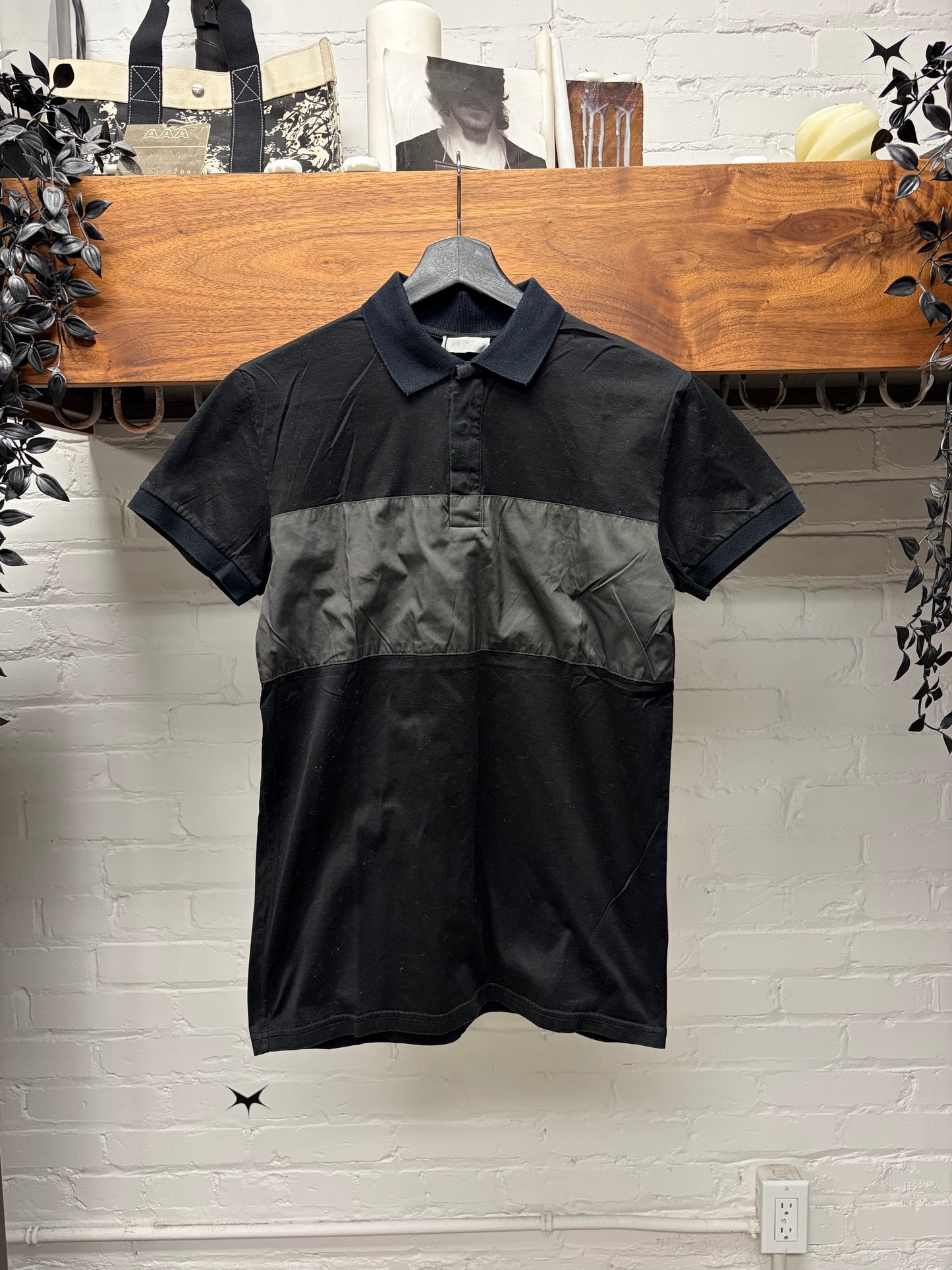 Dior Homme by Hedi Slimane Two Tone Polo