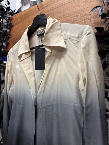 SS1997 Gucci by Tom Ford ‘Runway’ Gradient 100% Silk Button Up Shirt