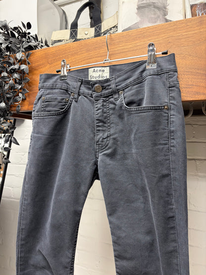 Acne Studios ‘Ace UPS’ Faded Black Skinny Jeans