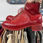 Guidi ‘PL1’ Red Leather Front Zip Boots