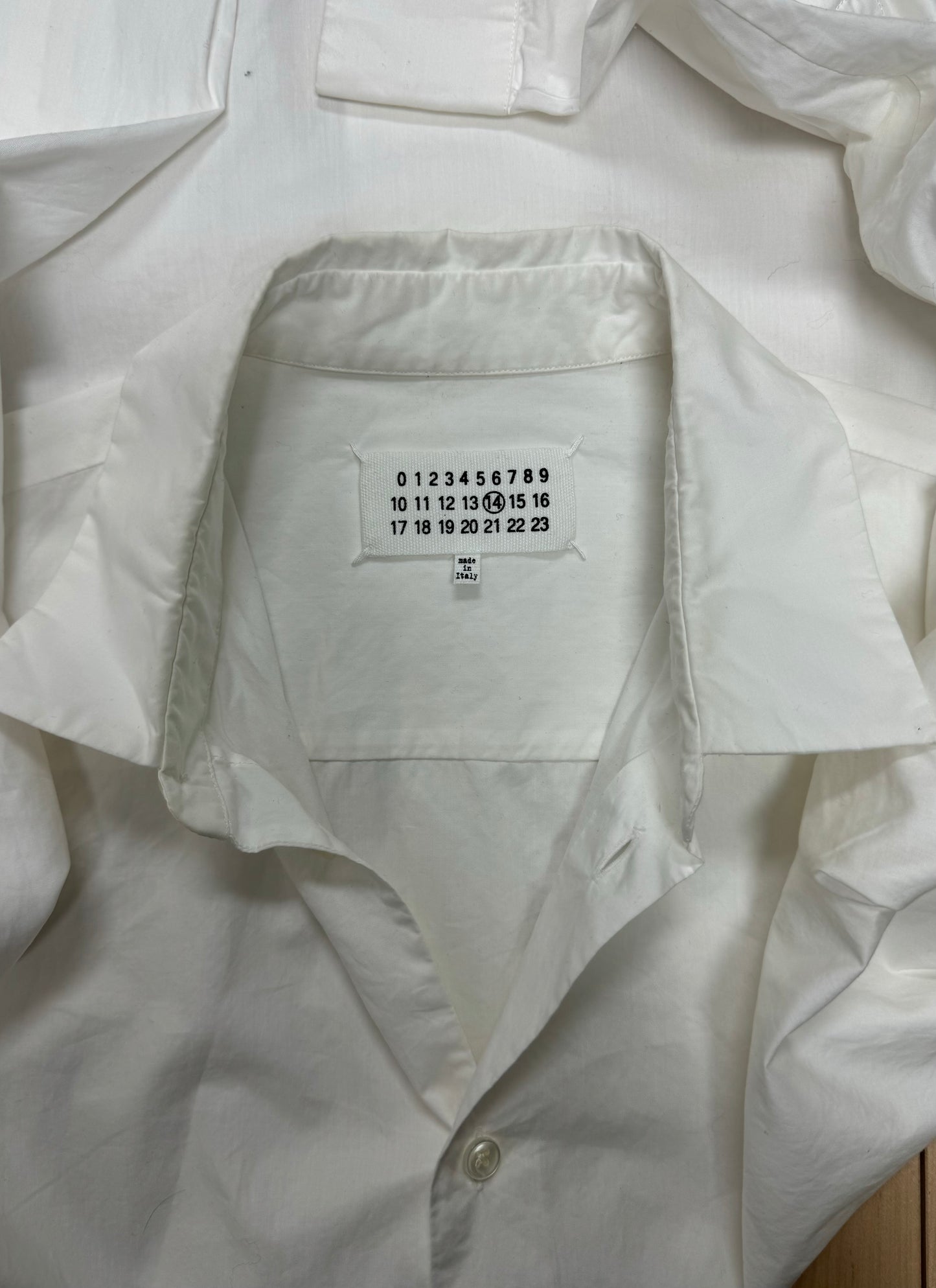 Maison Margiela White Oxford Button Down Shirt