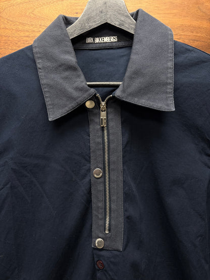 Dirk Bikkembergs 1/4 Zip Collared Light Cotton Polo