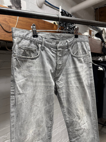 Dior Homme Japan Exclusive ‘Smoke Grey’ Faded Wash Skinny Jeans