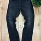 Balenciaga ‘Washed Black’ Bootcut Distressed Denim