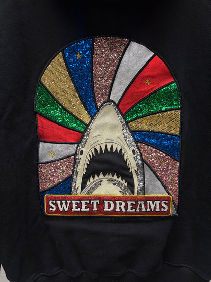 SS2016 Saint Laurent ‘Surf Sound’ Sweet Dreams’ Shark Zip-Up Hoodie