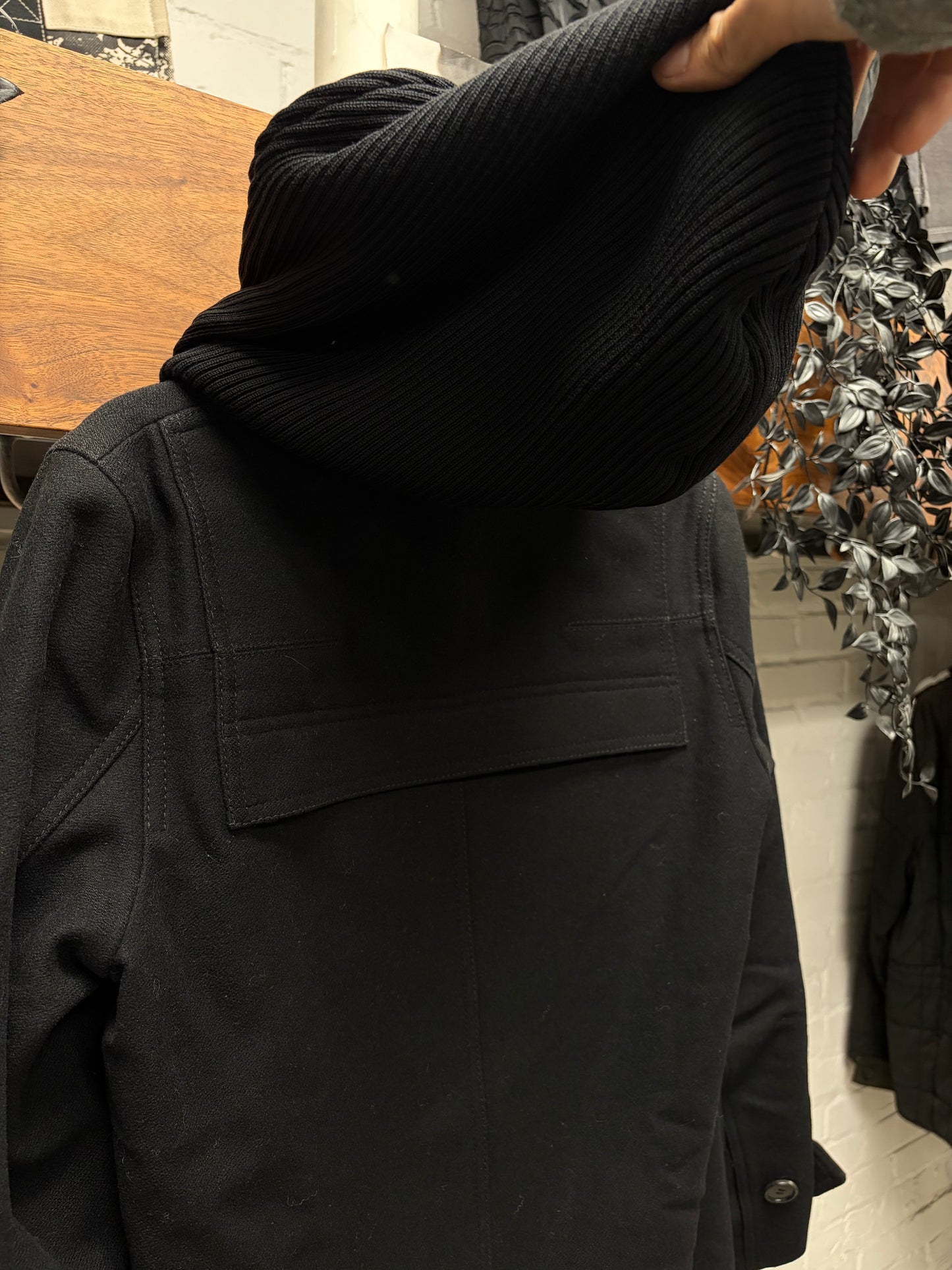 Dior Homme Heavyweight Wool Coat with Horn ‘Toggle’ Closure