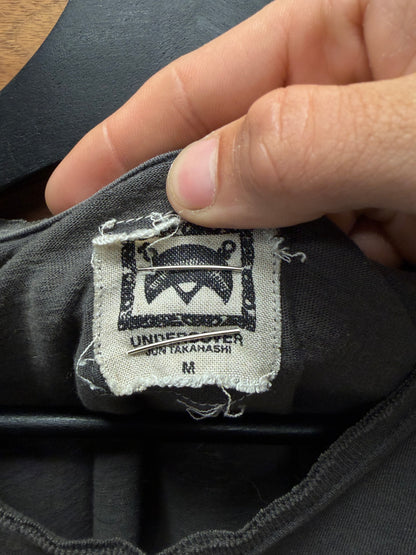 SS2003 Undercover ‘Scab’ Faded Grey Giz Print T-Shirt